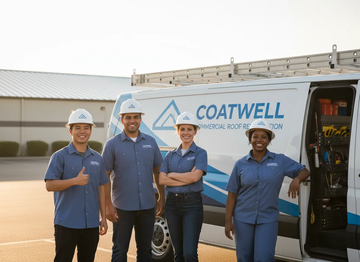 Commercial roof coating company in Arona, PA